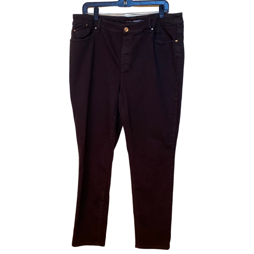 Chico's Platinum Jegging, Chocolate Brown, Size 3